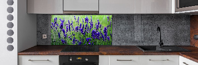 Cooker splashback Lavender