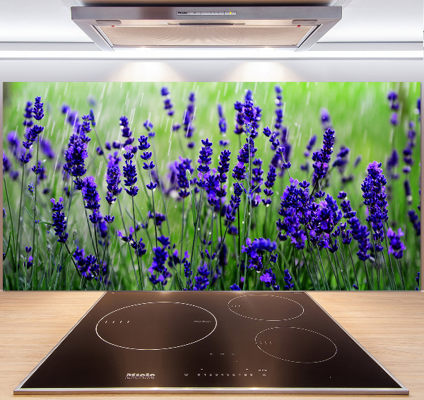 Cooker splashback Lavender