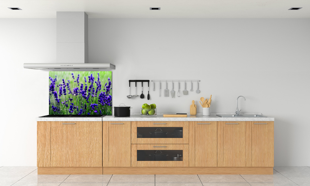 Cooker splashback Lavender