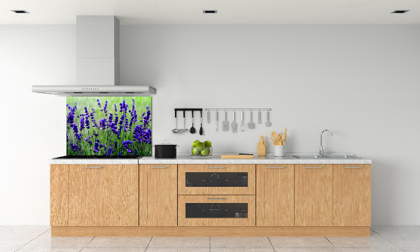 Cooker splashback Lavender