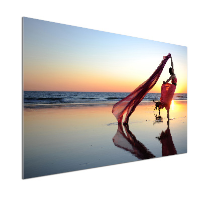 Kitchen splashback Dancing woman