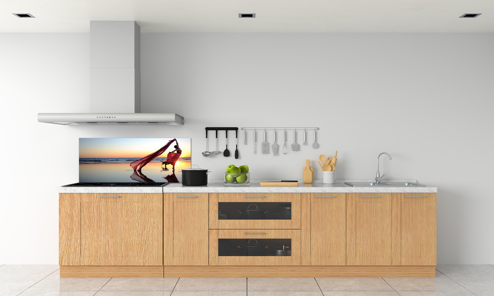 Kitchen splashback Dancing woman