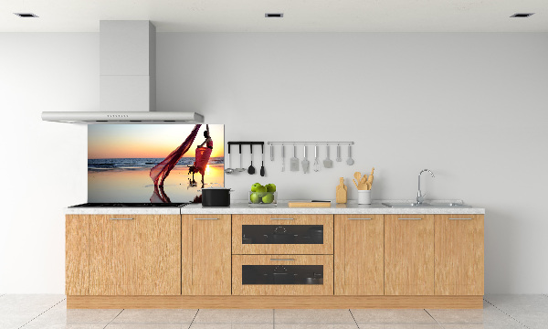 Kitchen splashback Dancing woman