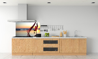 Kitchen splashback Dancing woman