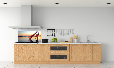 Kitchen splashback Dancing woman