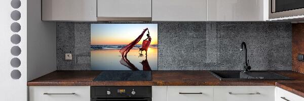 Kitchen splashback Dancing woman