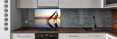 Kitchen splashback Dancing woman