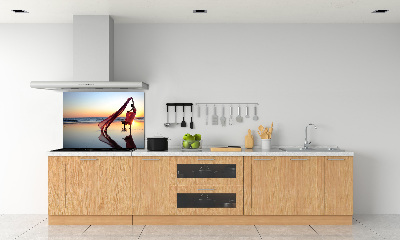 Kitchen splashback Dancing woman