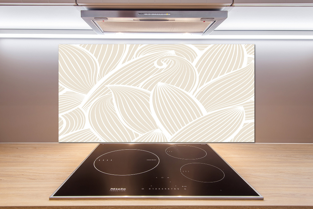 Kitchen splashback Pattern leaves