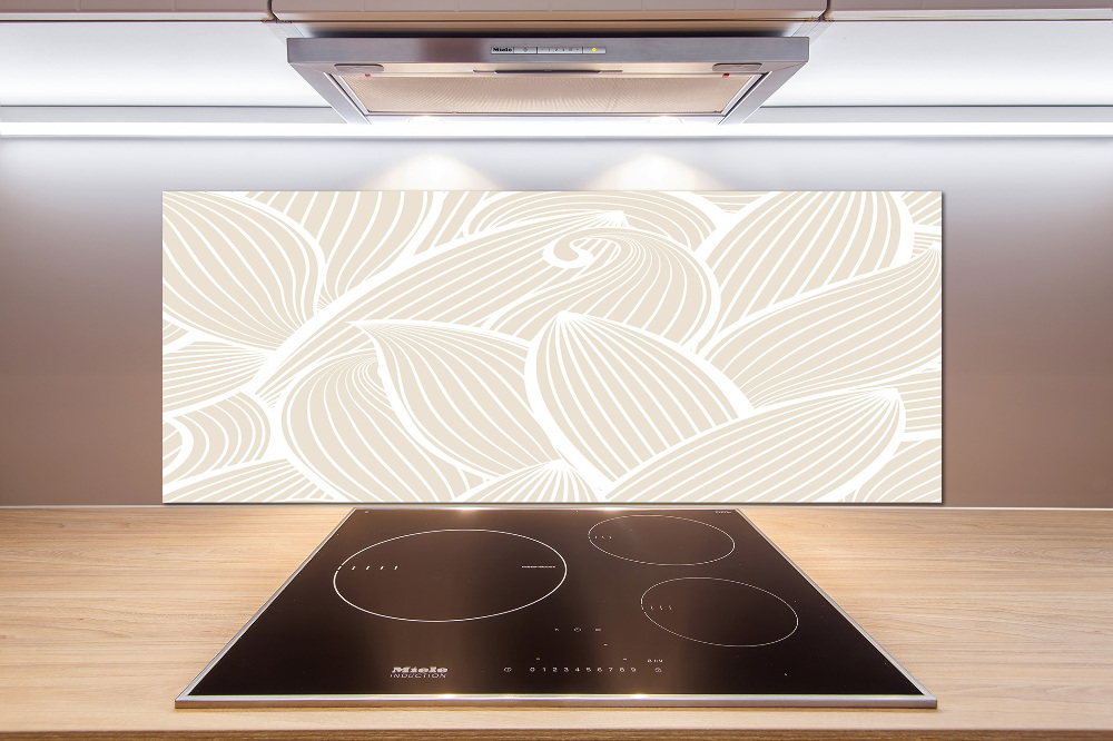 Kitchen splashback Pattern leaves