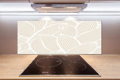 Kitchen splashback Pattern leaves