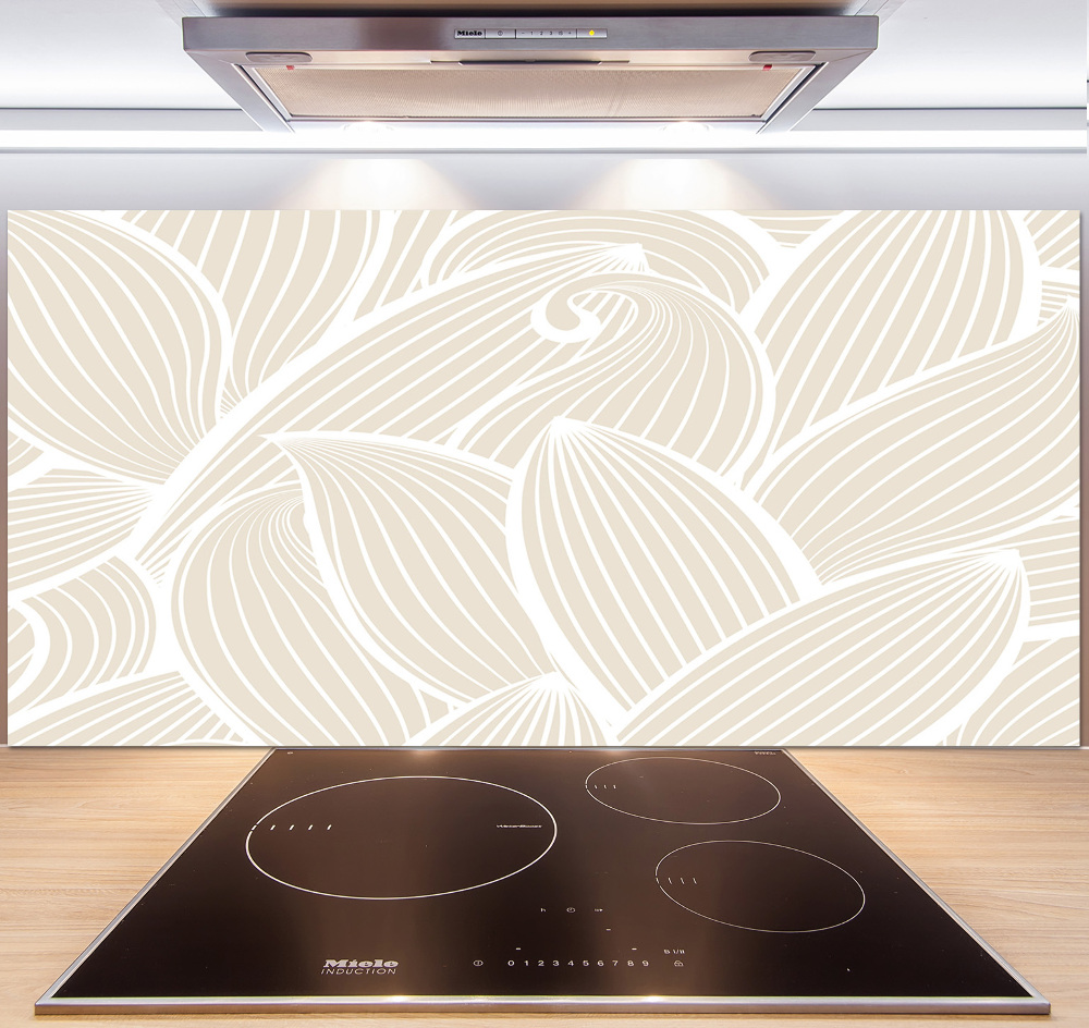 Kitchen splashback Pattern leaves