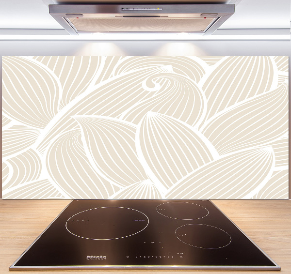 Kitchen splashback Pattern leaves