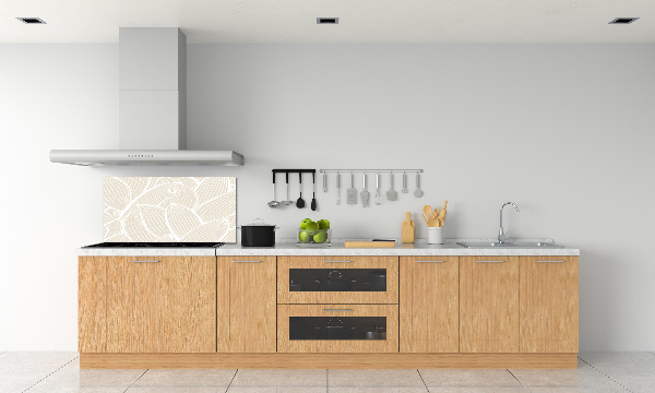 Kitchen splashback Pattern leaves