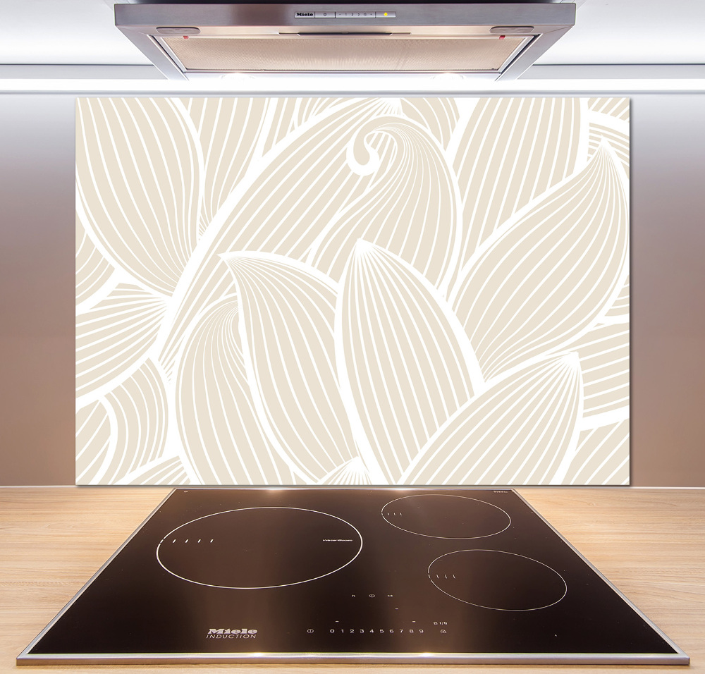 Kitchen splashback Pattern leaves