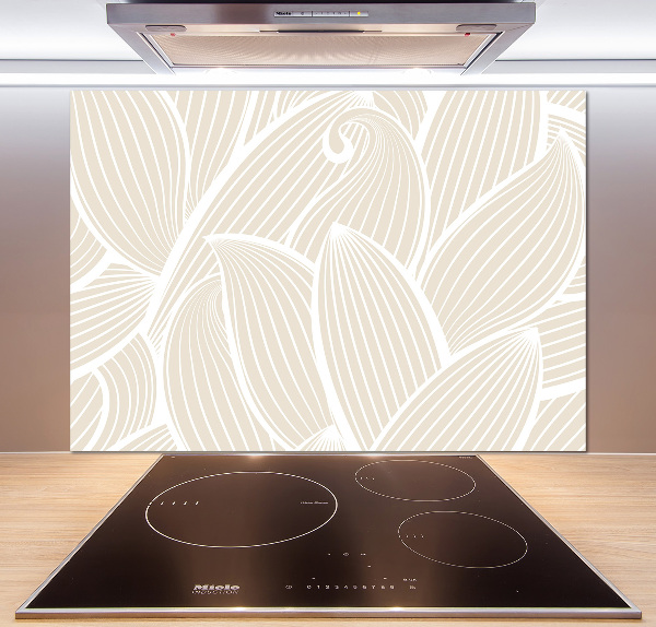 Kitchen splashback Pattern leaves