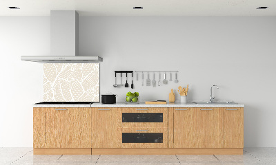 Kitchen splashback Pattern leaves