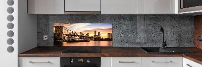 Cooker splashback Brooklyn bridge