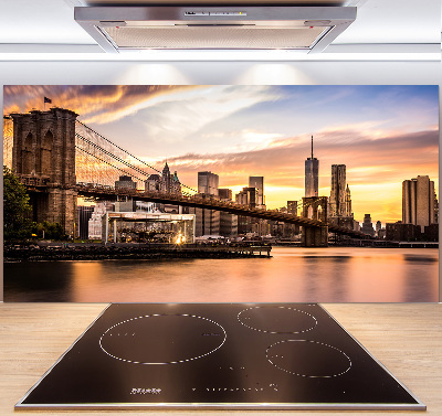 Cooker splashback Brooklyn bridge