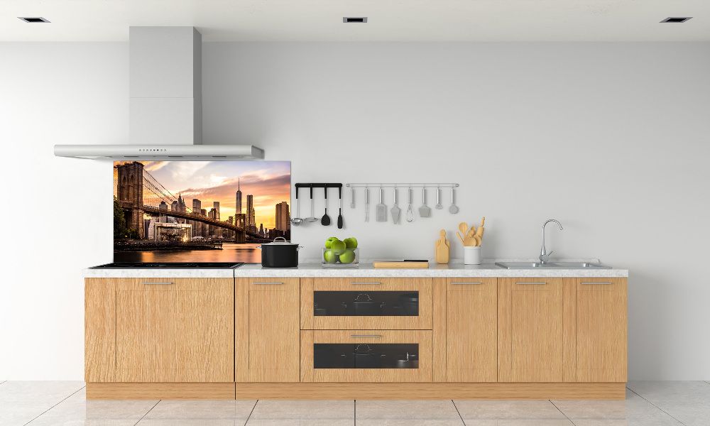 Cooker splashback Brooklyn bridge