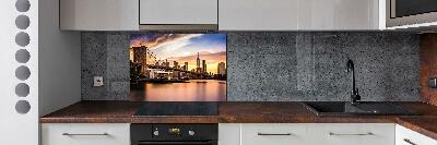 Cooker splashback Brooklyn bridge