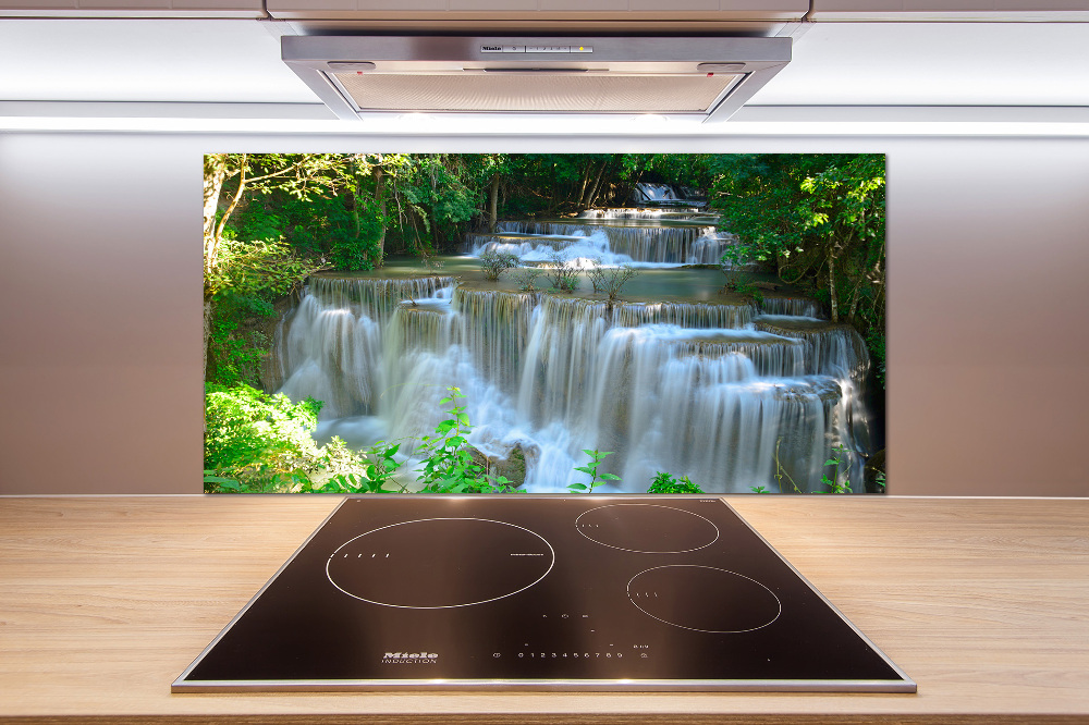 Cooker splashback Waterfall