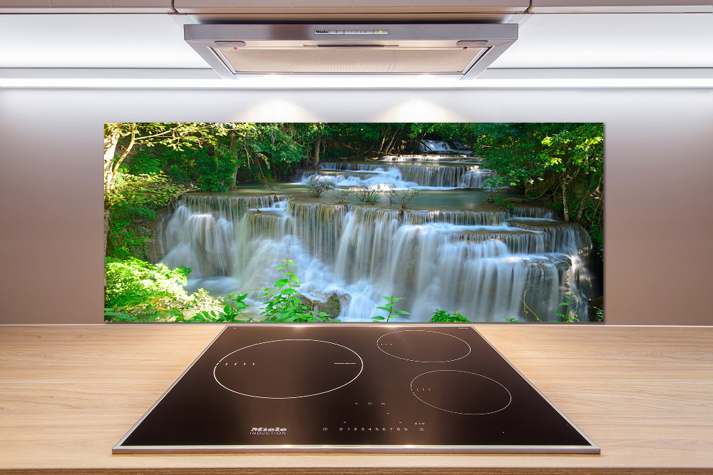 Cooker splashback Waterfall