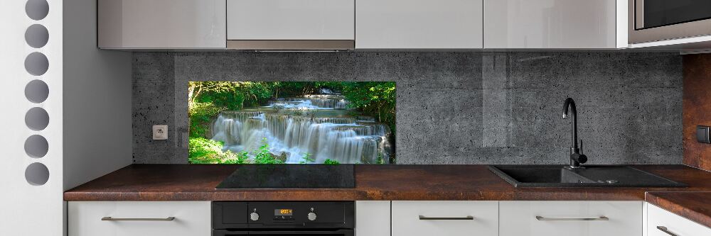 Cooker splashback Waterfall