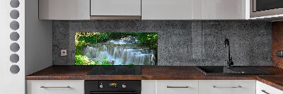 Cooker splashback Waterfall