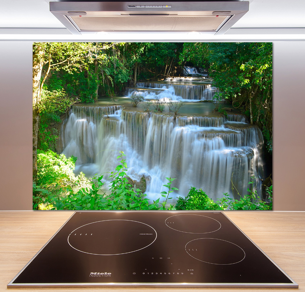 Cooker splashback Waterfall