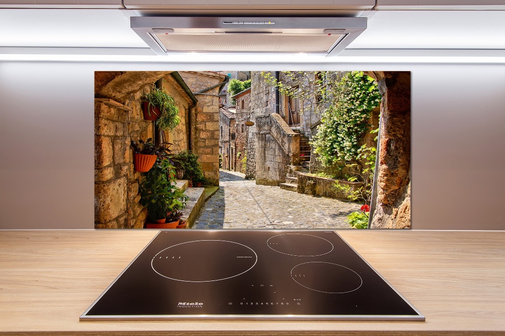 Cooker splashback Charming street