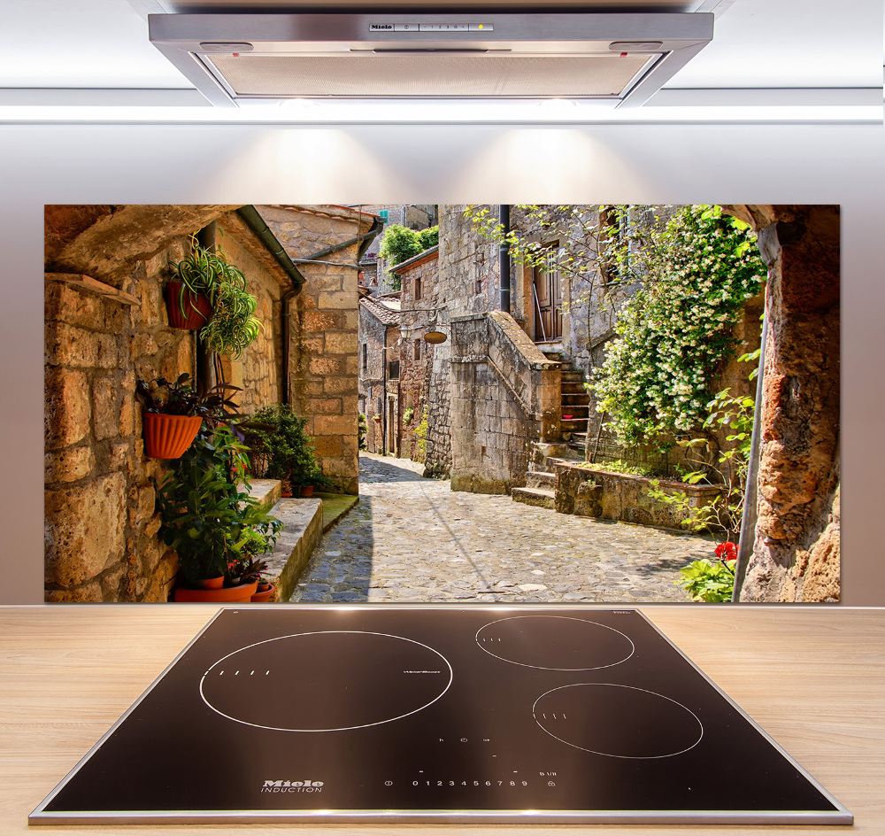 Cooker splashback Charming street