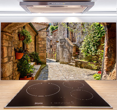 Cooker splashback Charming street