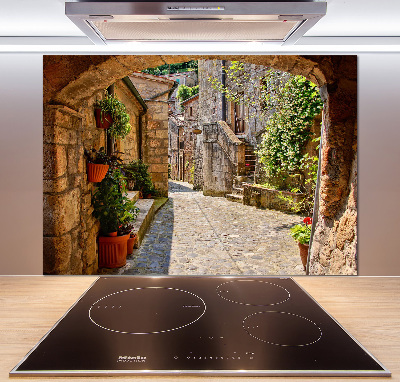 Cooker splashback Charming street