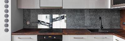 Cooker splashback Wall Street Znak