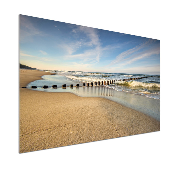 Cooker splashback Beach on the Baltic Sea