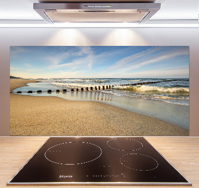 Cooker splashback Beach on the Baltic Sea