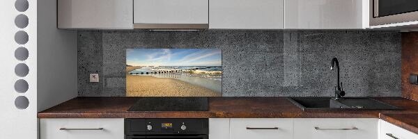 Cooker splashback Beach on the Baltic Sea