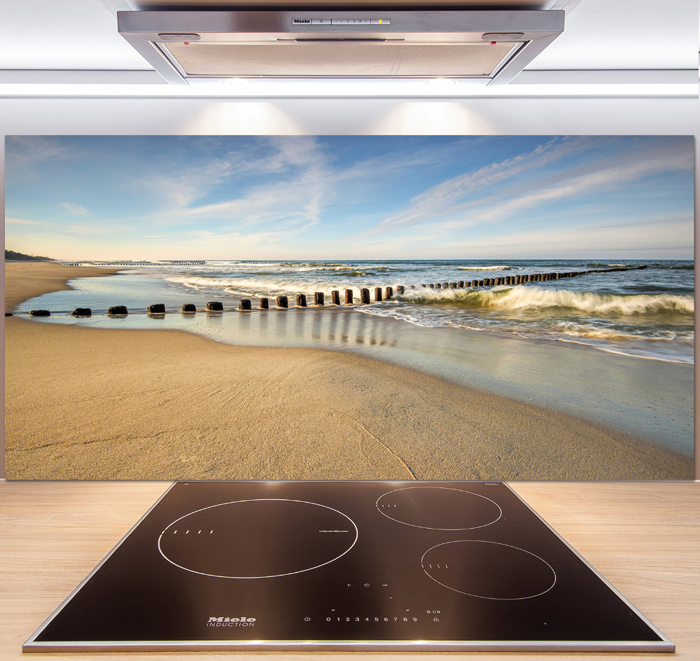 Cooker splashback Beach on the Baltic Sea