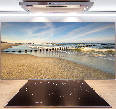 Cooker splashback Beach on the Baltic Sea