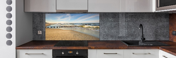 Cooker splashback Beach on the Baltic Sea