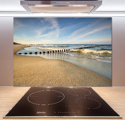 Cooker splashback Beach on the Baltic Sea