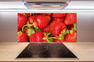 Kitchen splashback Strawberries