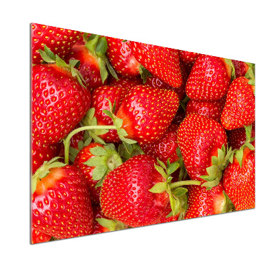 Kitchen splashback Strawberries