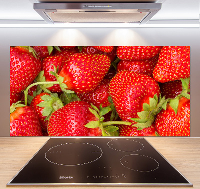 Kitchen splashback Strawberries