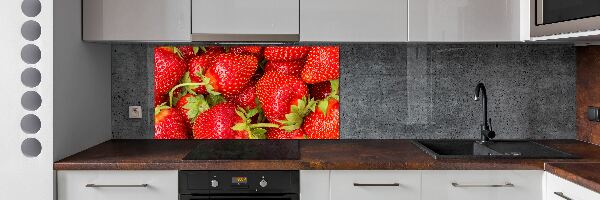 Kitchen splashback Strawberries