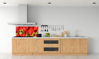 Kitchen splashback Strawberries