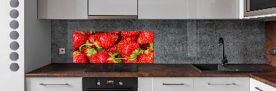 Kitchen splashback Strawberries