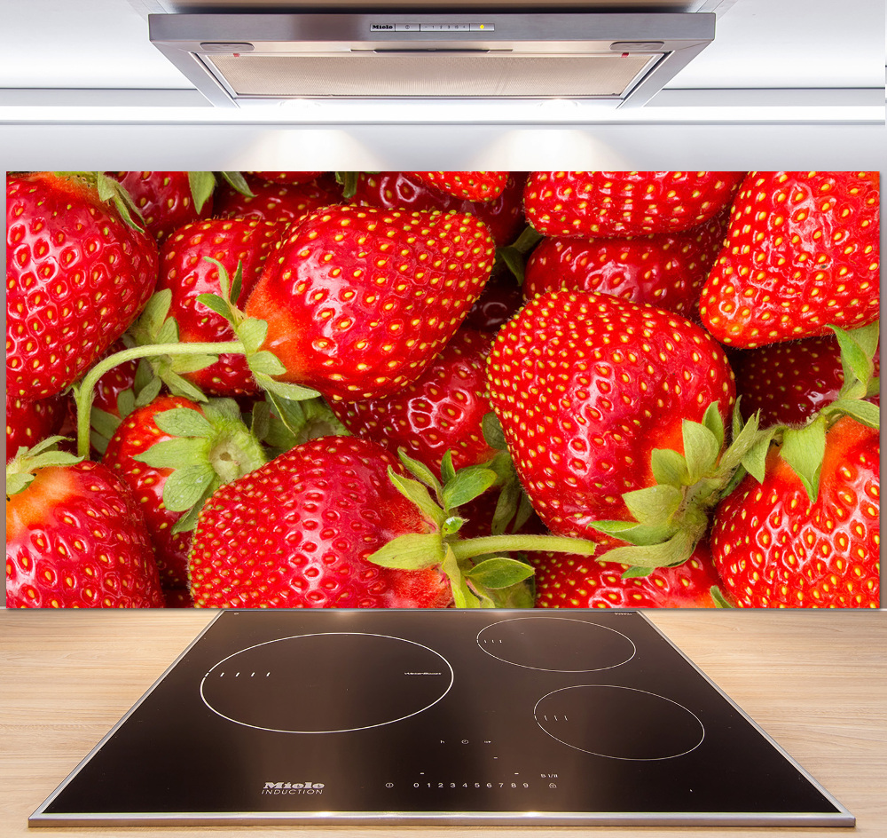 Kitchen splashback Strawberries