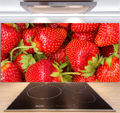 Kitchen splashback Strawberries